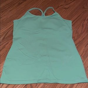 Bright green lululemon tank top